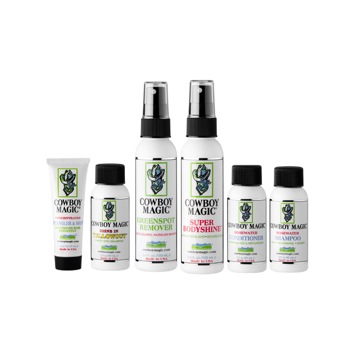 Grooming Kit, Gift-Set with World's Leading Detangler, Shampoos, Conditioner and Finishing sprays.