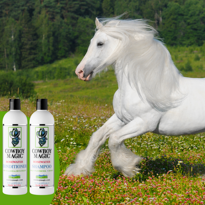 Cowboy Magic® Rosewater Conditioner Concentrate for Horses and Pets – Cox  Ranch Supply