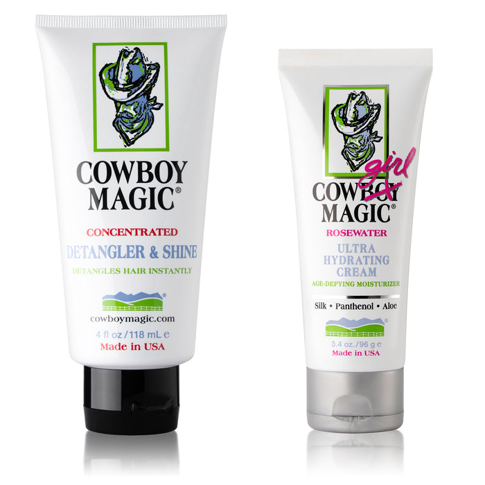 Detangler & Shine 118 mL & Cowgirl Magic Ultra Hydrating Cream 100 mL